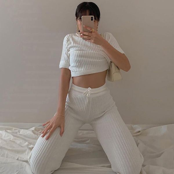 women's tracksuits european and american style slim temperament elegant suit women round neck short-sleeved trousers casual, Gray
women's tracksuits european and american style slim temperament elegant suit women round neck short-sleeved trousers casual, Gray