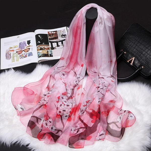scarves women 100% pure silk hijab chiffon luxury bandana natural real shawl wraps for ladies printed flowers, Blue;gray
scarves women 100% pure silk hijab chiffon luxury bandana natural real shawl wraps for ladies printed flowers, Blue;gray