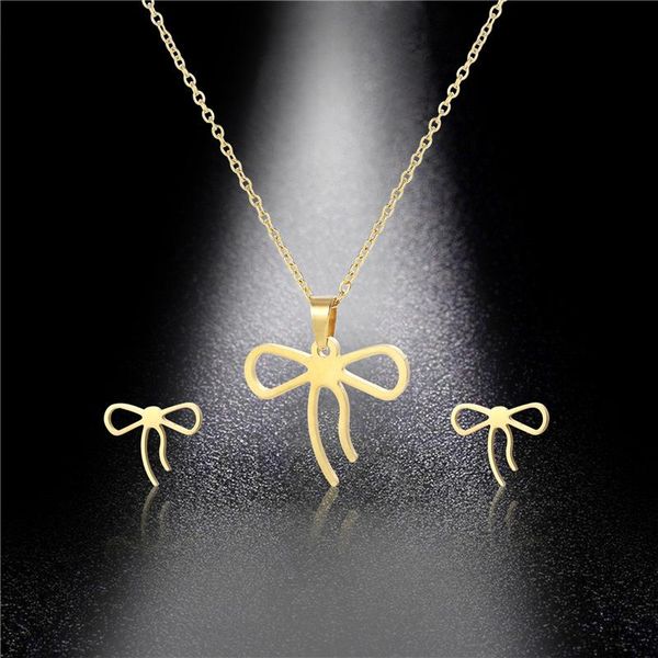 small stainless steel hollow beautiful bow bowknot couple pendant chain necklace wedding love you women mother gift jewelry necklaces, Silver
small stainless steel hollow beautiful bow bowknot couple pendant chain necklace wedding love you women mother gift jewelry necklaces, Silver