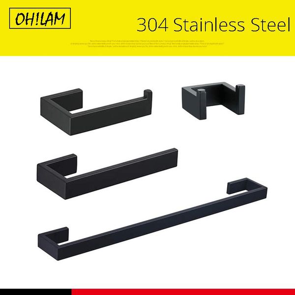 bath accessory set 4 piece bathroom hardware matte black stainless steel towel bar ring robe hook toilet paper holder accessories
bath accessory set 4 piece bathroom hardware matte black stainless steel towel bar ring robe hook toilet paper holder accessories