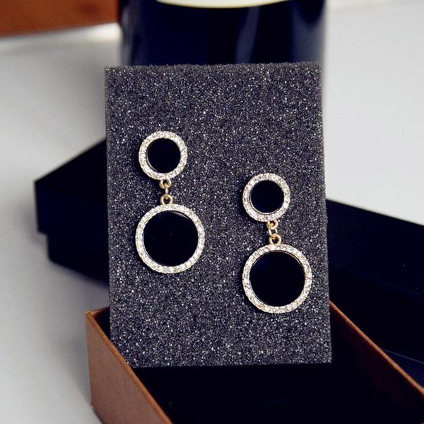 dangle & chandelier korea exaggerated fashion earrings luxury exquisite rhinestone round black acrylic joker for women jewelry, Silver
dangle & chandelier korea exaggerated fashion earrings luxury exquisite rhinestone round black acrylic joker for women jewelry, Silver
