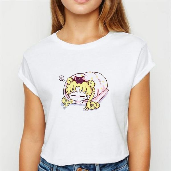 pretty soldier sailor moon young mens t shirts and womens ladies spring summer harajuku cute spoof printing o neck, White;black
pretty soldier sailor moon young mens t shirts and womens ladies spring summer harajuku cute spoof printing o neck, White;black