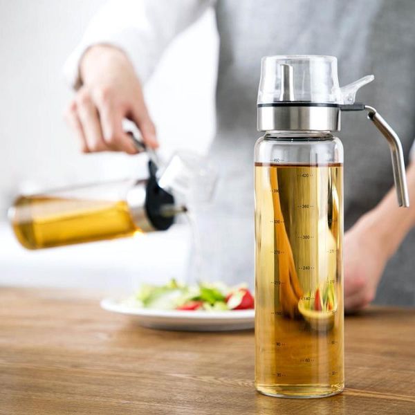 storage bottles & jars 450ml glass olive oil with lid seasoning sauce leakproof spray bottle dispenser kitchen cooking container
storage bottles & jars 450ml glass olive oil with lid seasoning sauce leakproof spray bottle dispenser kitchen cooking container
