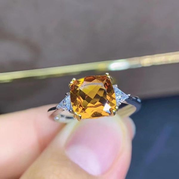 100% naturaland real citrine ring 925 sterling silver fashion pure anniversary gift cluster rings, Golden;silver
100% naturaland real citrine ring 925 sterling silver fashion pure anniversary gift cluster rings, Golden;silver