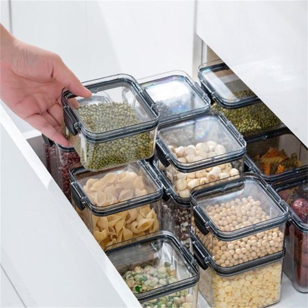 storage bottles & jars transparent airtight pantry pasta box multigrain sealed container plastic kitchen refrigerator with lid cer
storage bottles & jars transparent airtight pantry pasta box multigrain sealed container plastic kitchen refrigerator with lid cer