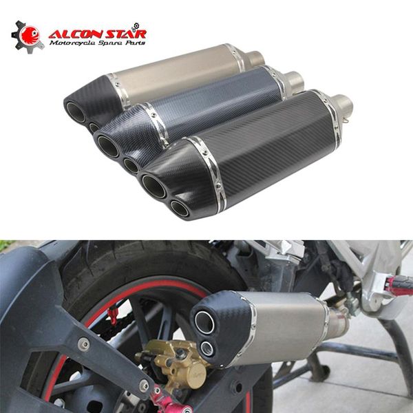 motorcycle exhaust system alconstar 51mm muffler sc gp escape carbon fiber pipe for cbr250 gsxr750 r1 r3 r6 fz6
motorcycle exhaust system alconstar 51mm muffler sc gp escape carbon fiber pipe for cbr250 gsxr750 r1 r3 r6 fz6