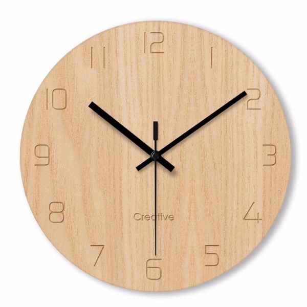 wall clocks 1pc wood grain silent sweep modern elegant creative clock home decoration fashion decor
wall clocks 1pc wood grain silent sweep modern elegant creative clock home decoration fashion decor