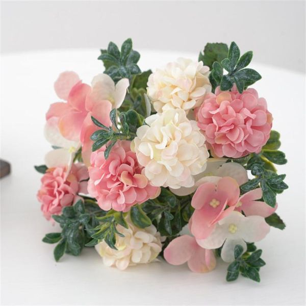 decorative flowers & wreaths 1 bunch silk hydrangea artificial fake bouquet wedding bridal bouquets pography props home decor
decorative flowers & wreaths 1 bunch silk hydrangea artificial fake bouquet wedding bridal bouquets pography props home decor