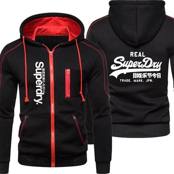 men's hoodies & sweatshirts brand men jackets hooded coats casual zipper male tracksuit sportswear fashion jacket clothing outerwear, Black
men's hoodies & sweatshirts brand men jackets hooded coats casual zipper male tracksuit sportswear fashion jacket clothing outerwear, Black