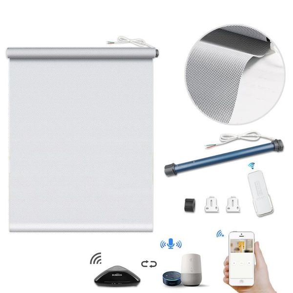 smart home control tuyasmart life roller shade tubular motor sunshade curtain rf remote broadlink rm pro 5% translucency
smart home control tuyasmart life roller shade tubular motor sunshade curtain rf remote broadlink rm pro 5% translucency