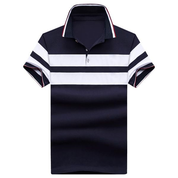 men's polos mens shirts with short sleeve summer shirt men cotton casual business striped poloshirt, White;black
men's polos mens shirts with short sleeve summer shirt men cotton casual business striped poloshirt, White;black