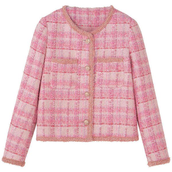 ga autumn pink celebrity small fragrance coat women's spring and early clothes 2021 style with thin short, Black;brown
ga autumn pink celebrity small fragrance coat women's spring and early clothes 2021 style with thin short, Black;brown