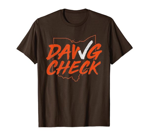 dawg check t shirt, White;black