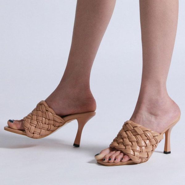 slippers plus size 35-42 european weave women open toe sandalias summer flip flops shoes woman stiletto ultra high heels slides, Black
slippers plus size 35-42 european weave women open toe sandalias summer flip flops shoes woman stiletto ultra high heels slides, Black