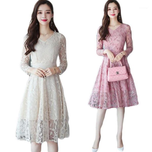 casual dresses autumn winter xl plus size vintage lace midi women elegant bodycon pink dress party long sleeve runway vestidos e419, Black;gray
casual dresses autumn winter xl plus size vintage lace midi women elegant bodycon pink dress party long sleeve runway vestidos e419, Black;gray