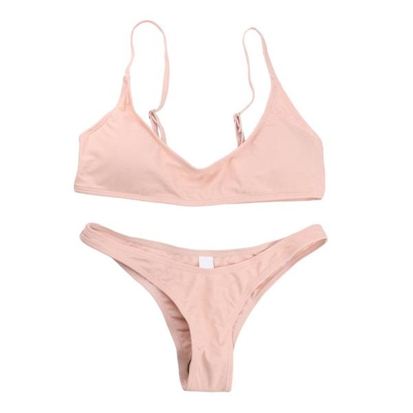 women's swimwear women two piece bikini set push up beachwear white halter brazilian swimsuit, White;black
women's swimwear women two piece bikini set push up beachwear white halter brazilian swimsuit, White;black
