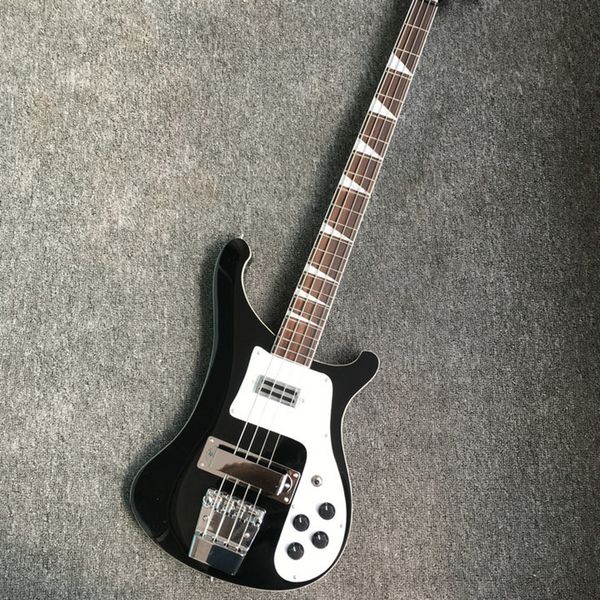 selling4 strings gloss black electric bass guitar with white pickguard/binding,rosewood fretboard,can be customized
selling4 strings gloss black electric bass guitar with white pickguard/binding,rosewood fretboard,can be customized