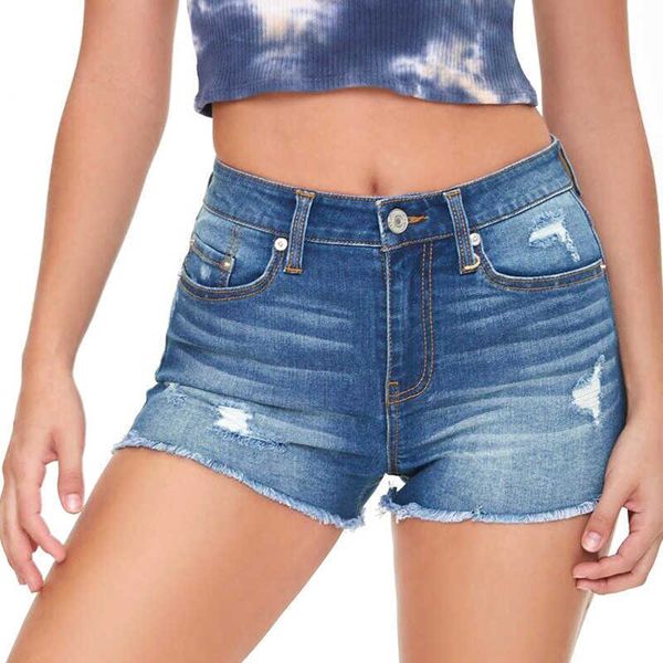 jeans 2021 high waist hip lift tassel pierced elastic women's denim shorts, Blue
jeans 2021 high waist hip lift tassel pierced elastic women's denim shorts, Blue