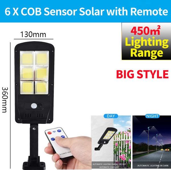 ultra big 128 cob solar light pir motion sensor garden wall outdoor street lamp waterproof smart remote control lamps
ultra big 128 cob solar light pir motion sensor garden wall outdoor street lamp waterproof smart remote control lamps