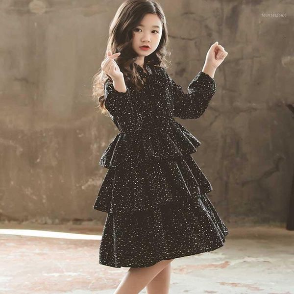 girl's dresses autumn kids dress teen black winter girls fashion children baby layered princess costume dot mother daughter clothing1, Red;yellow
girl's dresses autumn kids dress teen black winter girls fashion children baby layered princess costume dot mother daughter clothing1, Red;yellow