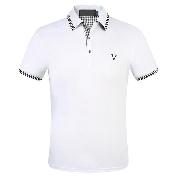 men's polos fashion shirt spring and autumn men women t shirts shirts streetwear casual man clothes tees, White;black
men's polos fashion shirt spring and autumn men women t shirts shirts streetwear casual man clothes tees, White;black