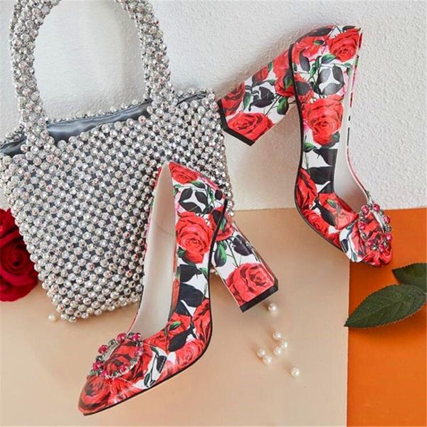 dress shoes s spring fashion rose print high heels rhinestone decoration round toe thick heel womens leather wedding, Black
dress shoes s spring fashion rose print high heels rhinestone decoration round toe thick heel womens leather wedding, Black