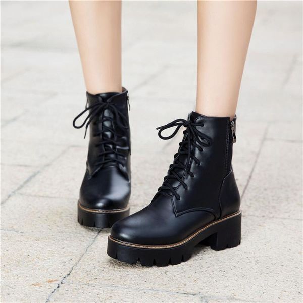 boots ymechic 2021 autumn street lady white punk rock lace up platform chunky medium high heels ankle motorcycle military shoes, Black
boots ymechic 2021 autumn street lady white punk rock lace up platform chunky medium high heels ankle motorcycle military shoes, Black