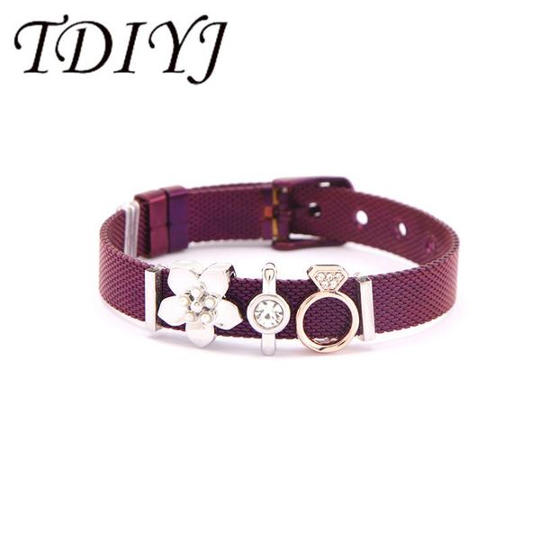 charm bracelets tdiyj drop hologram stainless steel mesh bracelet mom flower gift for women jewelry 1set, Golden;silver
charm bracelets tdiyj drop hologram stainless steel mesh bracelet mom flower gift for women jewelry 1set, Golden;silver