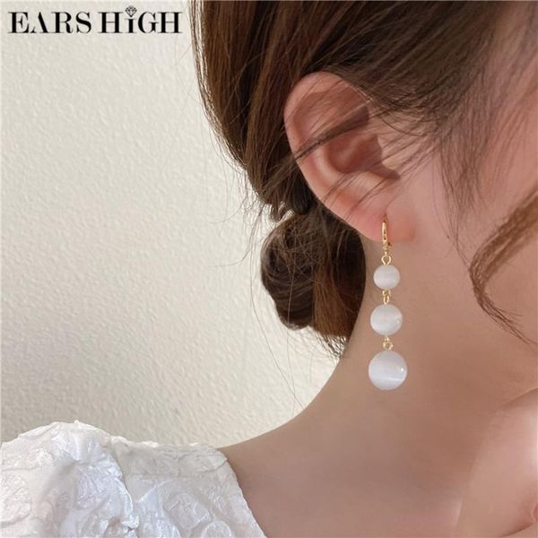 hoop & huggie ears high korean cute opal ball long earrings for women girls fashion metal circle boucle d'oreille jewelry, Golden;silver
hoop & huggie ears high korean cute opal ball long earrings for women girls fashion metal circle boucle d'oreille jewelry, Golden;silver