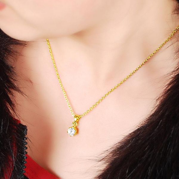 chains design 24k gold pendant necklace for women good quality gift luxury vintage wedding jewelry selling accessories, Silver
chains design 24k gold pendant necklace for women good quality gift luxury vintage wedding jewelry selling accessories, Silver