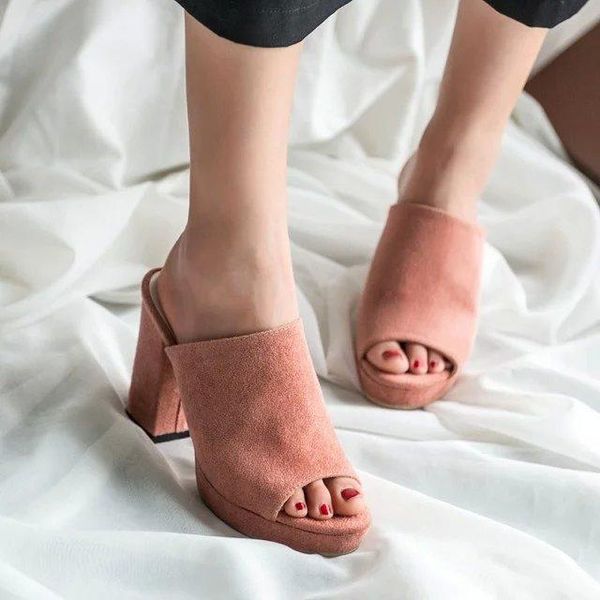 slippers fashion spring women's outdoor solid color super high-heeled non-slip simple elegant daily wild women shoes u30-54, Black
slippers fashion spring women's outdoor solid color super high-heeled non-slip simple elegant daily wild women shoes u30-54, Black