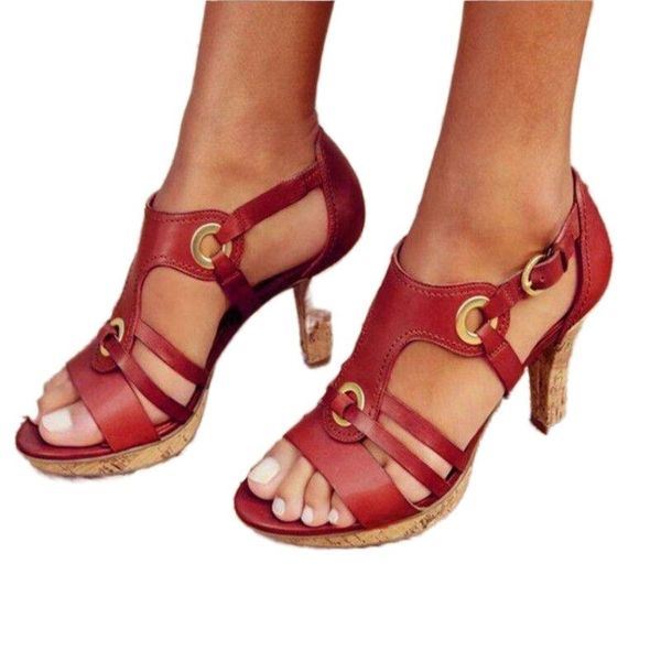 summer vintage gladiator sandals women high heels leather belt female plus size 43 thin heel shoes woman sandalias mujer 2021, Black
summer vintage gladiator sandals women high heels leather belt female plus size 43 thin heel shoes woman sandalias mujer 2021, Black