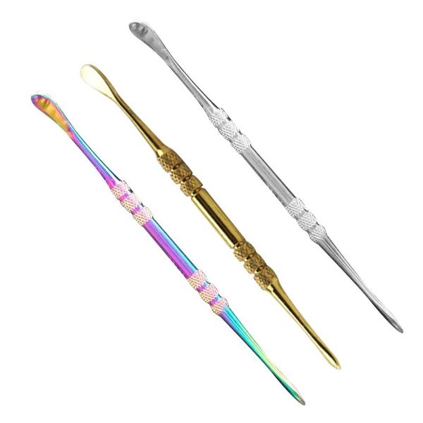 craft tools 6pcs stainless steel double-headed spoon carving wax tool with non-slip handle (2pcs in each color, silver, golden, colorful)
craft tools 6pcs stainless steel double-headed spoon carving wax tool with non-slip handle (2pcs in each color, silver, golden, colorful)