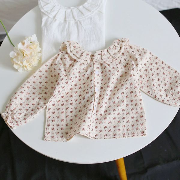 spring autumn kids girl printing long sleeve shirt infant baby born pure color clothes 210429, Blue
spring autumn kids girl printing long sleeve shirt infant baby born pure color clothes 210429, Blue