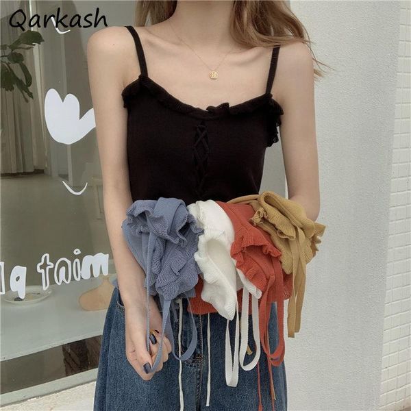 women's tanks & camis camisole women straps thin knitting sweet all-match maiden solid bandage inside clothing summer girl college ret, White
women's tanks & camis camisole women straps thin knitting sweet all-match maiden solid bandage inside clothing summer girl college ret, White