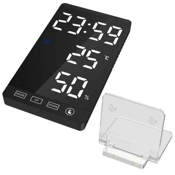 other clocks & accessories room digital alarm clock dual power mirror humidity night display
other clocks & accessories room digital alarm clock dual power mirror humidity night display