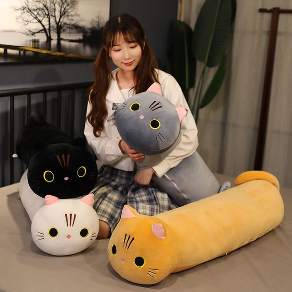 80-100cm four colors long cat toy cylindrical stuffed animal bolster children sleeping pillow cute pets
80-100cm four colors long cat toy cylindrical stuffed animal bolster children sleeping pillow cute pets
