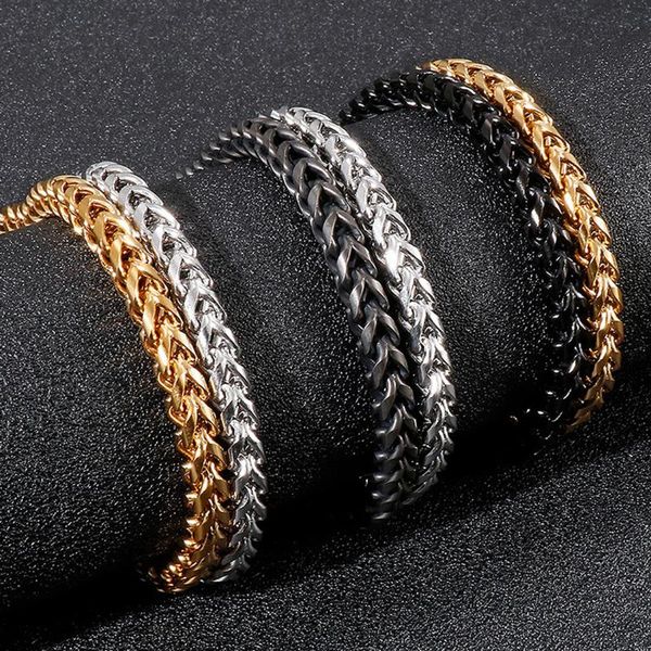 link, chain silver gold black 316l stainless steel figaro wrist bracelet for men women fashion weave bangle jewelry ship
link, chain silver gold black 316l stainless steel figaro wrist bracelet for men women fashion weave bangle jewelry ship
