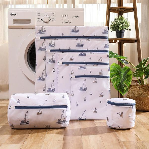 laundry bags thickened sailboat printing bag household fine mesh care washing bra underwear special net
laundry bags thickened sailboat printing bag household fine mesh care washing bra underwear special net
