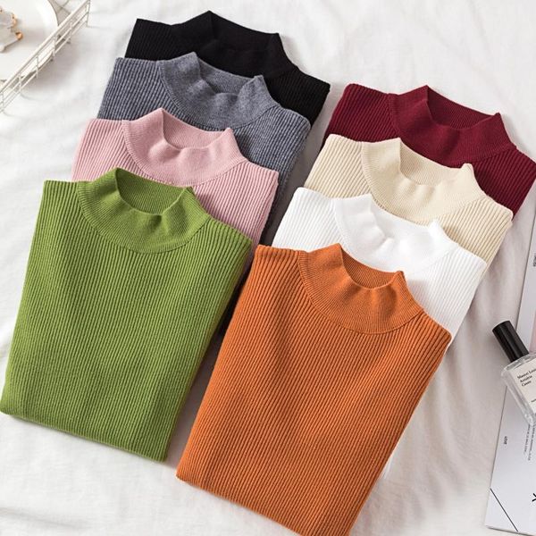 women's sweaters 2021 fashion knitwear turtleneck pullover women short paragraph slim long sleeve bottoming knit, White;black
women's sweaters 2021 fashion knitwear turtleneck pullover women short paragraph slim long sleeve bottoming knit, White;black