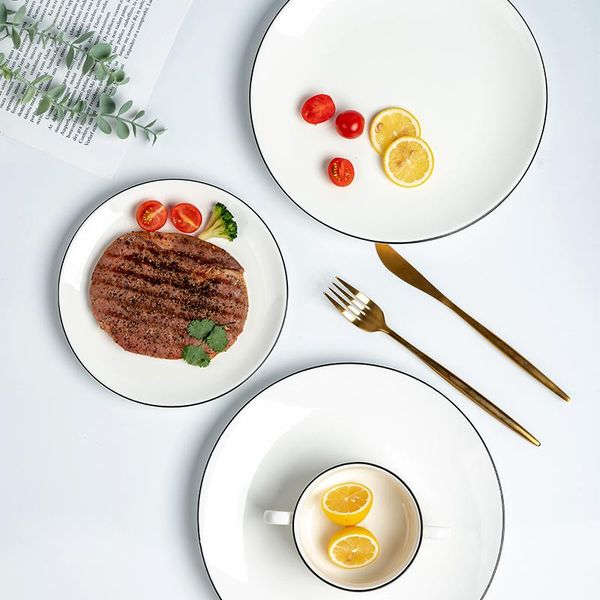 dishes & plates white salad serving dessert dinner ceramic round pasta kitchen plat porcelaine tableware eh60sp
dishes & plates white salad serving dessert dinner ceramic round pasta kitchen plat porcelaine tableware eh60sp