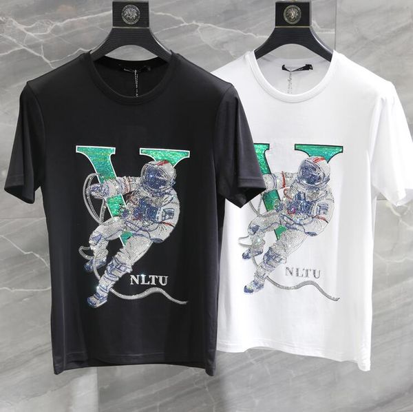 astronaut print paste drill men short sleeve casual tshirts man diamonds slim basic crew neck o collar dress t-shirt for holiday - white/bla, White;black
astronaut print paste drill men short sleeve casual tshirts man diamonds slim basic crew neck o collar dress t-shirt for holiday - white/bla, White;black