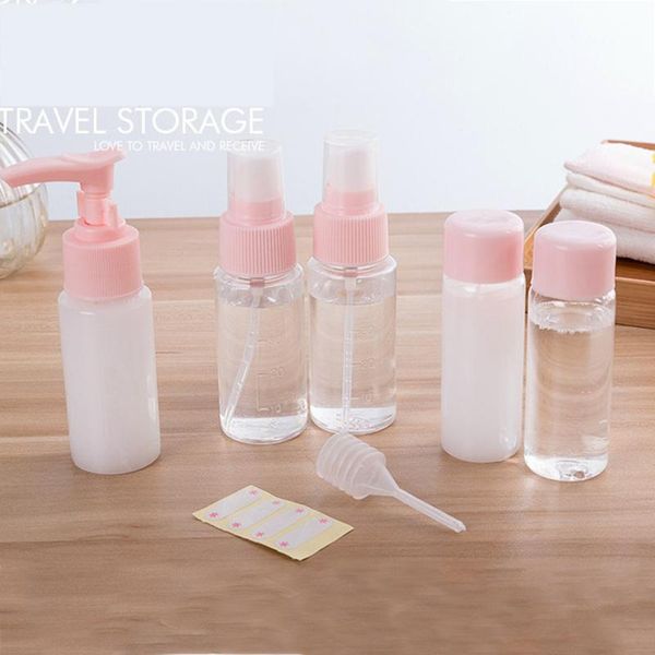 storage bottles & jars 7pcs/set transparent empty make up container bottle plastic mini makeup cosmetic face cream pot travel kit accessorie
storage bottles & jars 7pcs/set transparent empty make up container bottle plastic mini makeup cosmetic face cream pot travel kit accessorie