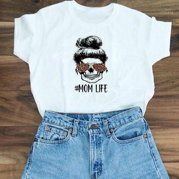 women's t-shirt colored mom life leopard skeleton gothic art fashion quality tumblr women grunge funny graphic tee tshirt, White
women's t-shirt colored mom life leopard skeleton gothic art fashion quality tumblr women grunge funny graphic tee tshirt, White