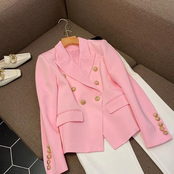 women's suits & blazers wear fashionable age reducing small suit, french retro design, double breasted suit coat, high-grade and versat, White;black
women's suits & blazers wear fashionable age reducing small suit, french retro design, double breasted suit coat, high-grade and versat, White;black