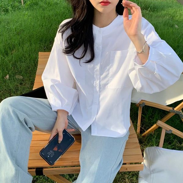 korean autumn ladies puff sleeve 2021 o neck casual blusa shirts femme button up white shirt for women elegant blouse women's blouses
korean autumn ladies puff sleeve 2021 o neck casual blusa shirts femme button up white shirt for women elegant blouse women's blouses