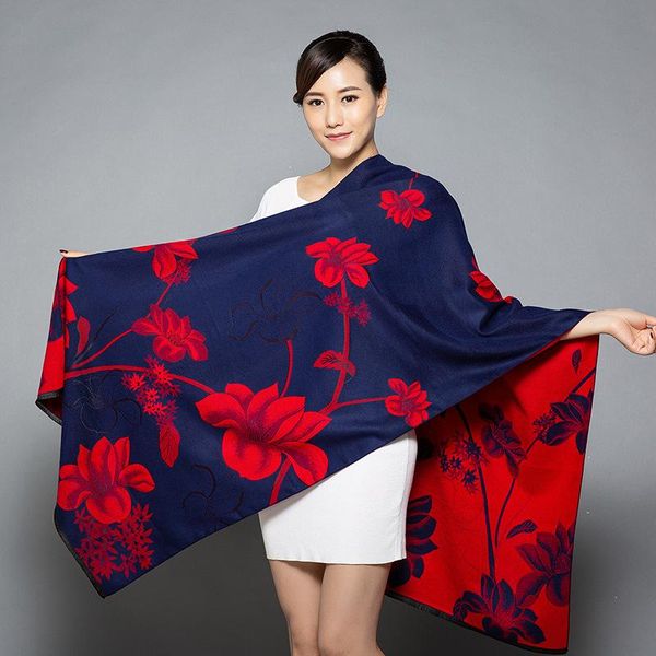 scarves shawl women's thickening warm pashmina cashmere scarf autumn winter oversize soft multipurpose blanket poncho cape, Blue;gray
scarves shawl women's thickening warm pashmina cashmere scarf autumn winter oversize soft multipurpose blanket poncho cape, Blue;gray