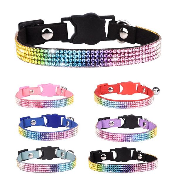 cat collars & leads soft suede collar with bells luxury bling rhinestone design pet for small cats puppy dogs fashion jeweled accessories
cat collars & leads soft suede collar with bells luxury bling rhinestone design pet for small cats puppy dogs fashion jeweled accessories