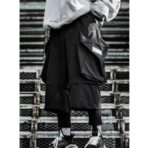 men's pants men streetwear hip hop thick fleece casual pant male big pocket harem trousers joggers sweatpants couple clothing punk, Black
men's pants men streetwear hip hop thick fleece casual pant male big pocket harem trousers joggers sweatpants couple clothing punk, Black