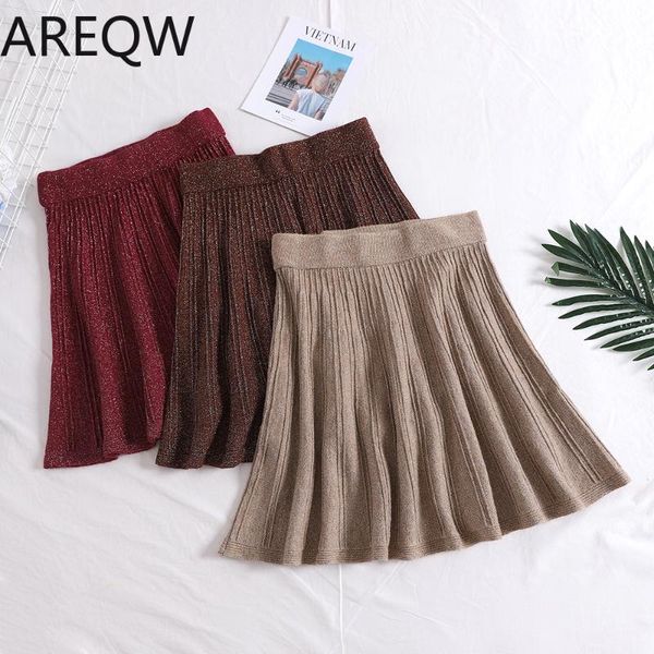 skirts 2021 women's high waist thin pleated short mini wine khaki black knitted female girl sweet clothing bottom
skirts 2021 women's high waist thin pleated short mini wine khaki black knitted female girl sweet clothing bottom